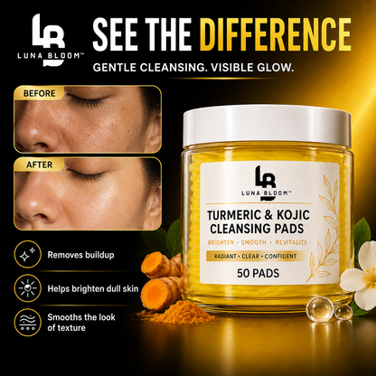 Luna Bloom Turmeric & Kojic Cleansing Pads